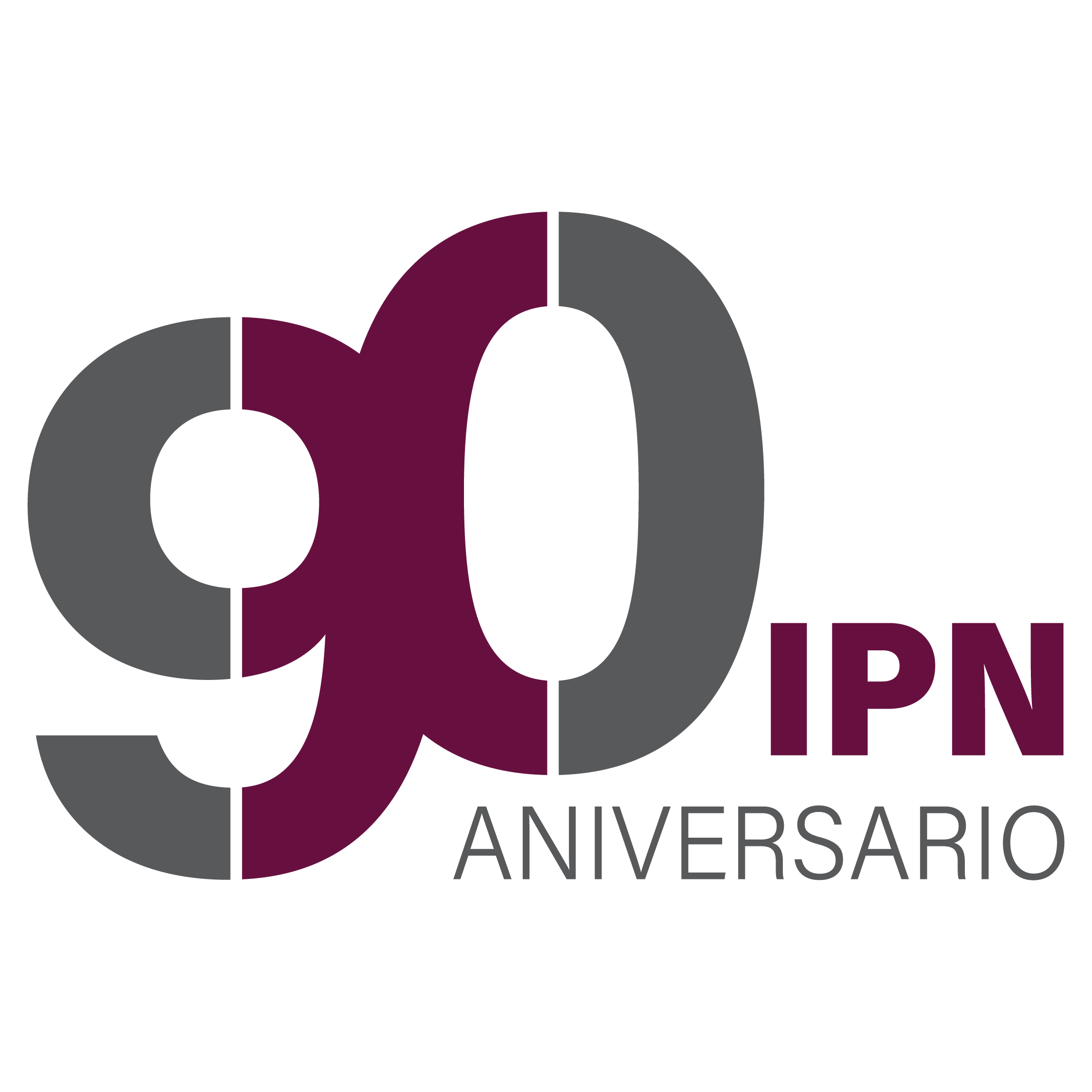 Logo 90 aniversario IPN